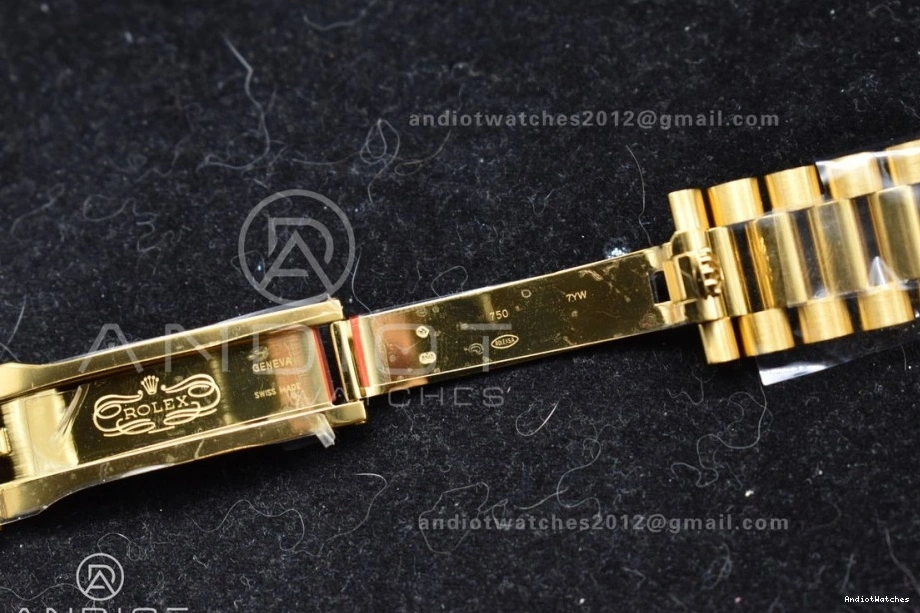 (Gain President Best Date Stretchable VR3255 ARF Roman 658 On Day Weight) 40 YG Bracelet 228238 1:1 Gold Edition Dial 0201